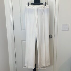 Apostrophe Stretch Ivory Dress Pants  Size 10